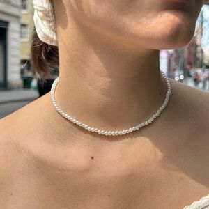Pearl choker necklace